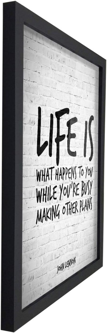 Poster Hub Life Is John Lennon Famous Quotes Art Decor