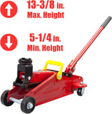 BIG RED Torin Hydraulic Trolley Floor Jack Combo With 2 Jack Stands