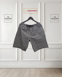 Emperio Armani Men's Shorts Chess Pattern