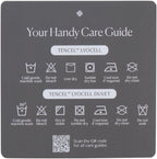Weavve Home Lyocell Fitted Sheet Set King Size Midnight Blue