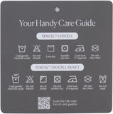 Weavve Home Lyocell Fitted Sheet Set King Size Midnight Blue
