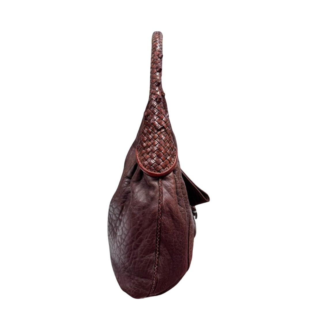 Fendi Spy Leather handbag, Brown