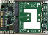 StarTech.com Dual mSATA SSD To 2.5in SATA RAID Adapter Converter 25SAT22MSAT