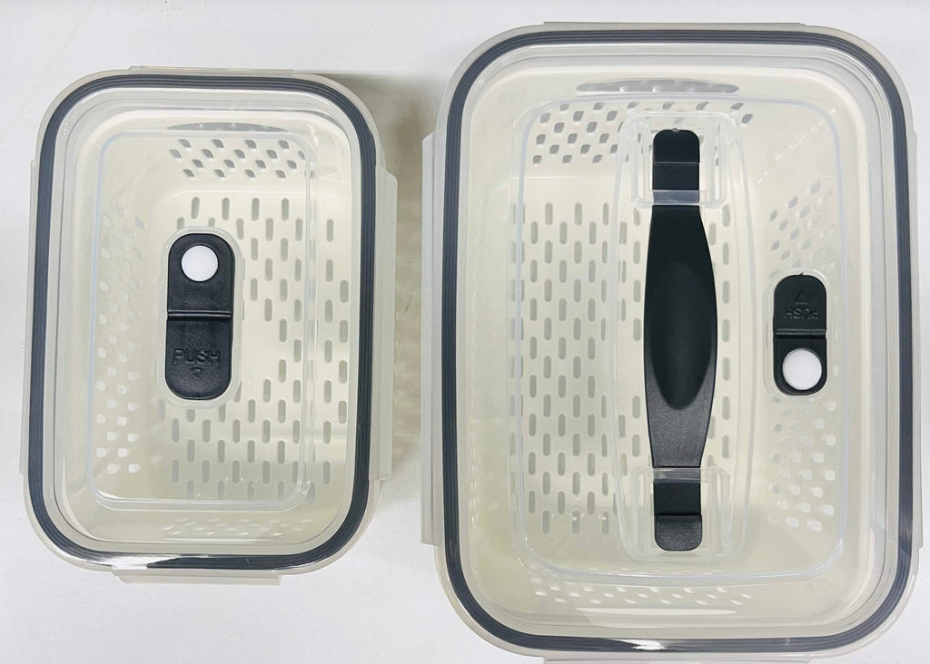 R8719 Draining Crisper Rectangular 5pc Set
