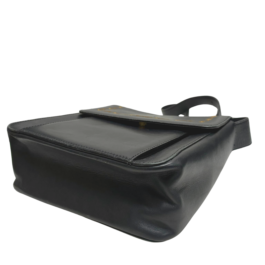 Bonia PVC Sling Bag Black