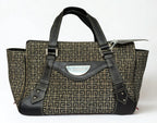 Vintage Givenchy 4G Monogram Canvas And Leather Handbag