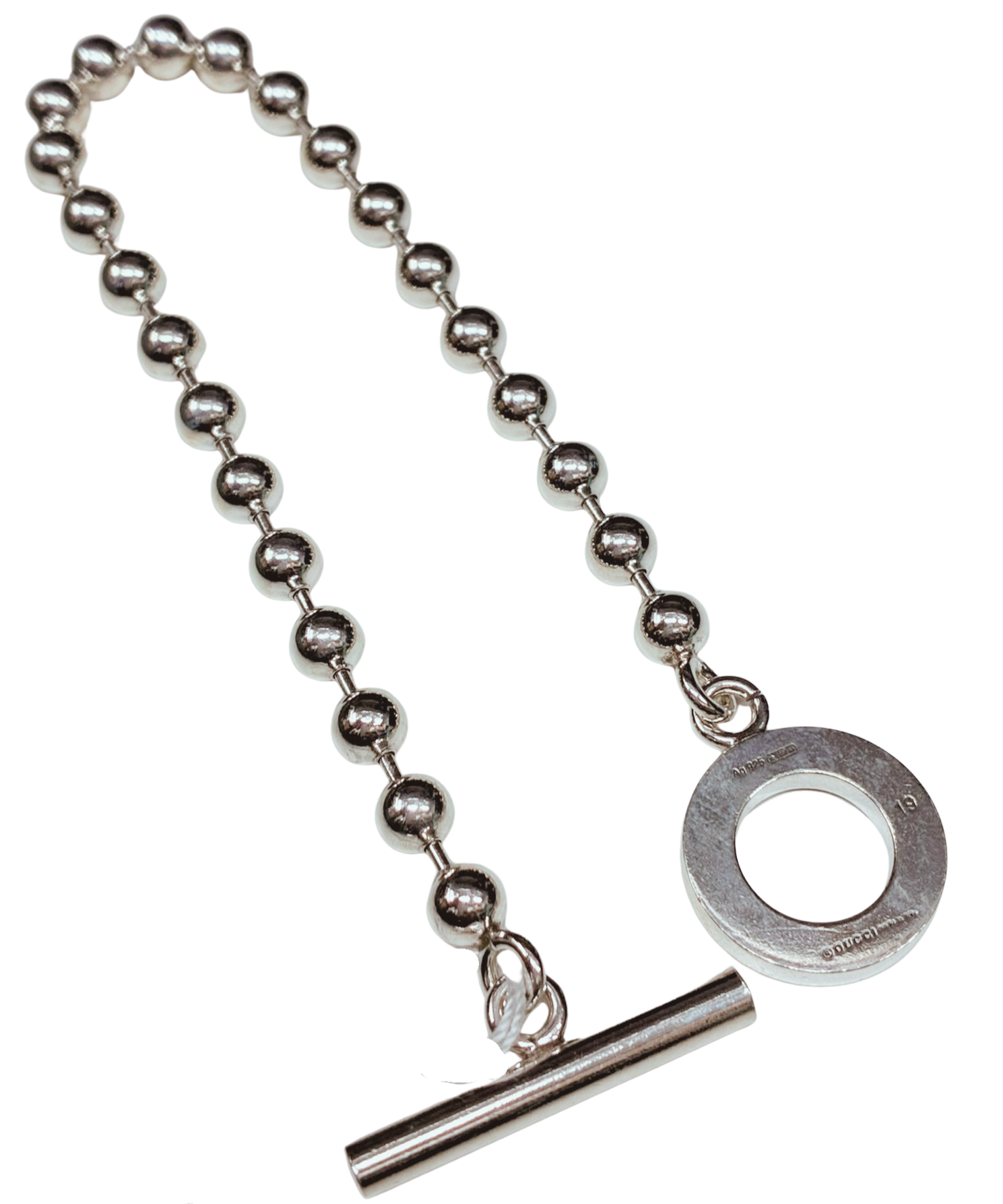Gucci Ball Chain Bracelet SV925 16.1G 19CM Secondary image