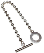 Gucci Ball Chain Bracelet SV925 16.1G 19CM