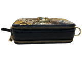 Marc Jacobs TriColor Python Embossed Leather Snapshot Camera Crossbody Bag