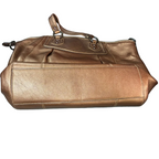 Coach Madison Bronze Leather Satchel
