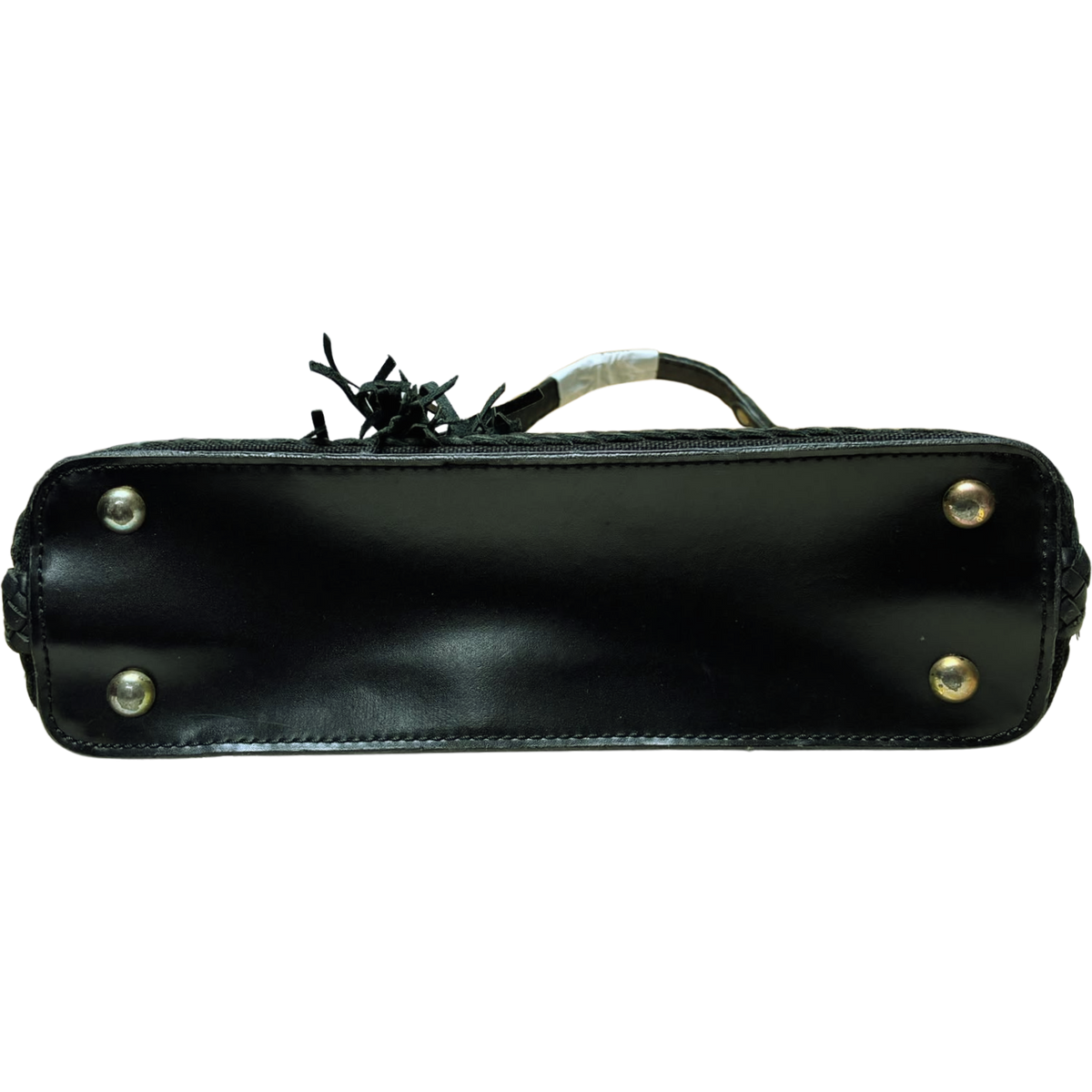 Che Che New York Black Fabric And Leather Hobo Bag