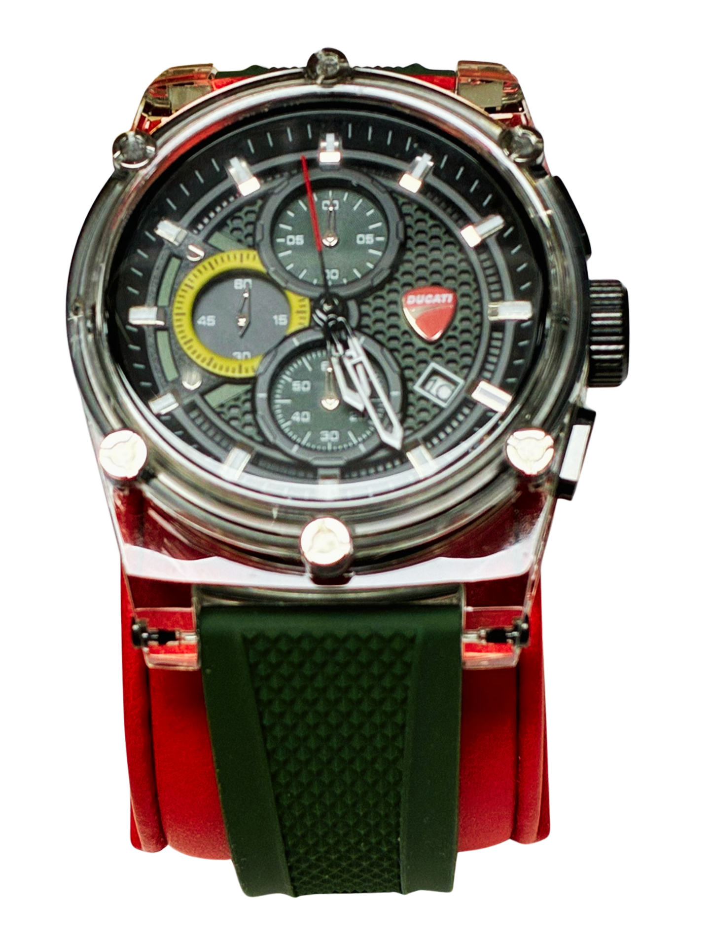 Ducati Corse Green Silicone Strap Mens Watch hronograph DTWGO0001603 Secondary image