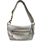 Coach F10379 Signature C Canvas And Leather Shoulder Bag