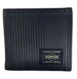 Porter Yoshida And Co Drawing Bifold Wallet Canvas Black