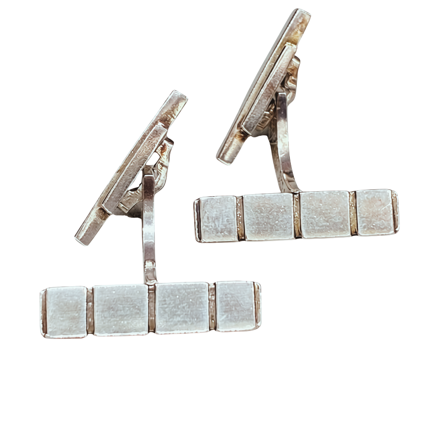 Georg Jensen Sterling Silver Cufflinks Design No 64 14.1G