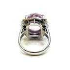 18KWG/YG Kunzite & Diamond Ring