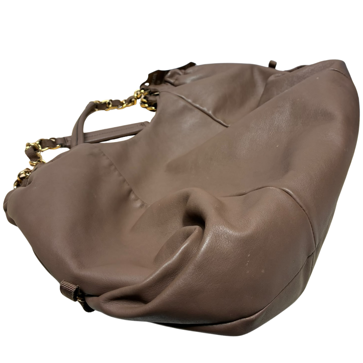 Ferragamo Vara Chain Detail Slouchy Hobo