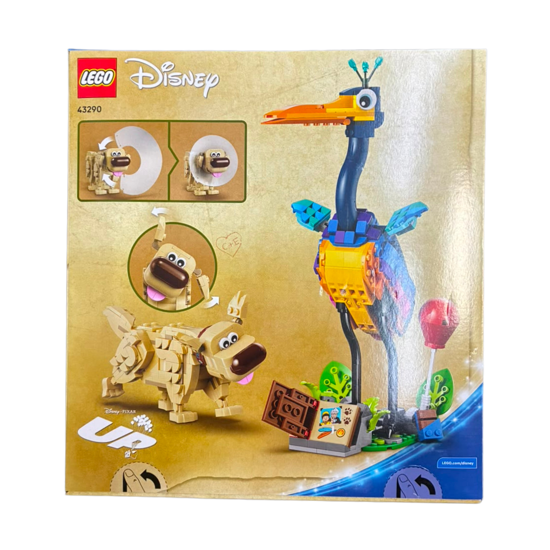 LEGO 43290 Disney And Pixar Kevin And Dug Up Movie Toy Dog Building Set
