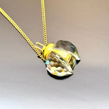 Swarovski Crystal Beetle Necklace