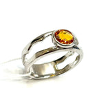 18KWG Yellow Sapphire Ring