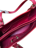 Tory Burch Red Leather Medium York Buckle Tote