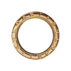 18K Gold And Black Ceramic B.Zero1 Two Band Ring 9.8GM