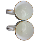 Tiffany & Co D8H9 Gold Band Pair Mug Set