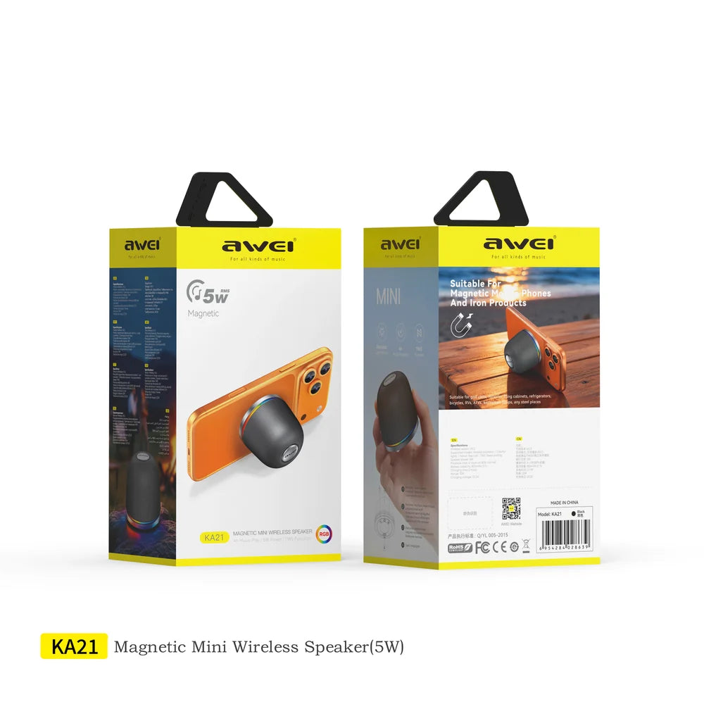 Awei KA21 Mini Magnetic Ultra-Compact Speaker Main image