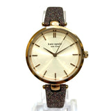 Kate Spade, KSW1580 Holland Rainbow Glitter Leather 34mm Ladies Quartz Watch