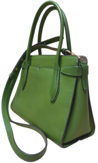 Kate Spade New York Toujours Medium Satchel Lichen Green Pebble Grain Leather