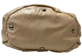 TODS Beige Coated Canvas Leather Trim Cargo Crossbody BAG