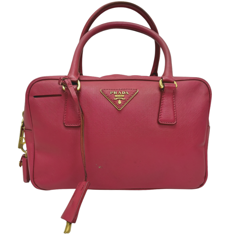 Prada Saffiano Lux Mini Bowler Bag Main image