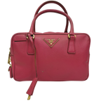 Prada Saffiano Lux Mini Bowler Bag
