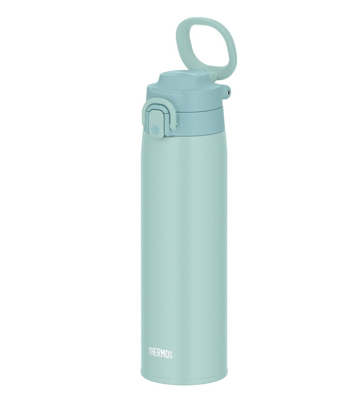 Thermos JOS-750 MBL One-Push Tumber with Carry Loop 0.75L, Mint Blue