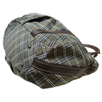 Burberry Blue Label Tote Bag  Khaki Plaid Canvas