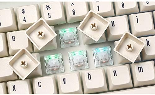DROP Halo Clear Mechanical Keyboard Switches Plate Mounted Tactile 65g Cherry MX Style Quiet Switches By Kailh Halo Clear 110 Pcs