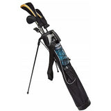 JEF World of Golf JR1256 Pitch & Putt Sunday Bag with Stand & Handle Black