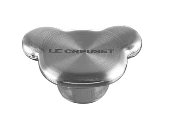 Le Creuset Metal Bear Knob, 50mm, Silver