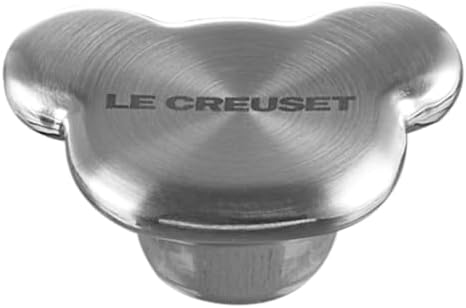 Le Creuset Metal Bear Knob, 50mm, Silver Main image