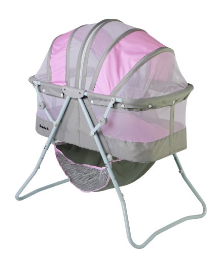 Dream On Me Karley Baby Bassinet GreyPink Secondary image