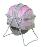 Dream On Me Karley Baby Bassinet GreyPink