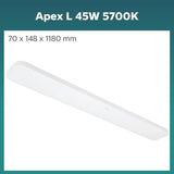 Philips Lighting Apex L LED Ceiling Light, 45W, 5700K Cool White