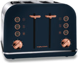 Morphy Richards MR ACCENTS 4 SLICE TOASTER – MIDNIGHT BLUE,242039