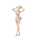 S.H.Figuarts Body-chan Kentaro Yabuki Edition DX Set (Pale orange Color Ver.) Approx. 5.3" (135 mm)