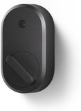 August Smart Lock, 3rd Gen technology - Dark Gray, Works with Alexa