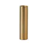 Serene Spaces Living Matte Gold Floral Cylinder Vase