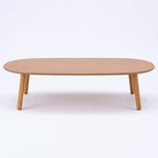 Muji (A) Wooden Low Table Oval Large