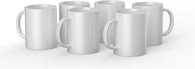 Cricut Mug Press Ceramic Mug Blank 15oz 6 Count-White Main image