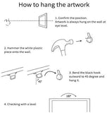 Wall Decor 3 Panel Sunrise Misty Forest Print Picture Paintings Wall Art