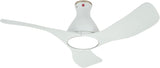 KDK E48GP Wi-Fi and Apps Control DC LED Light Ceiling Fan, 120cm, White